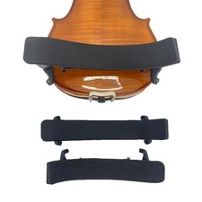 4/4 Size Violin Shoulder Rest Aluminum Alloy Soft Foam Pad Adjustable Black New