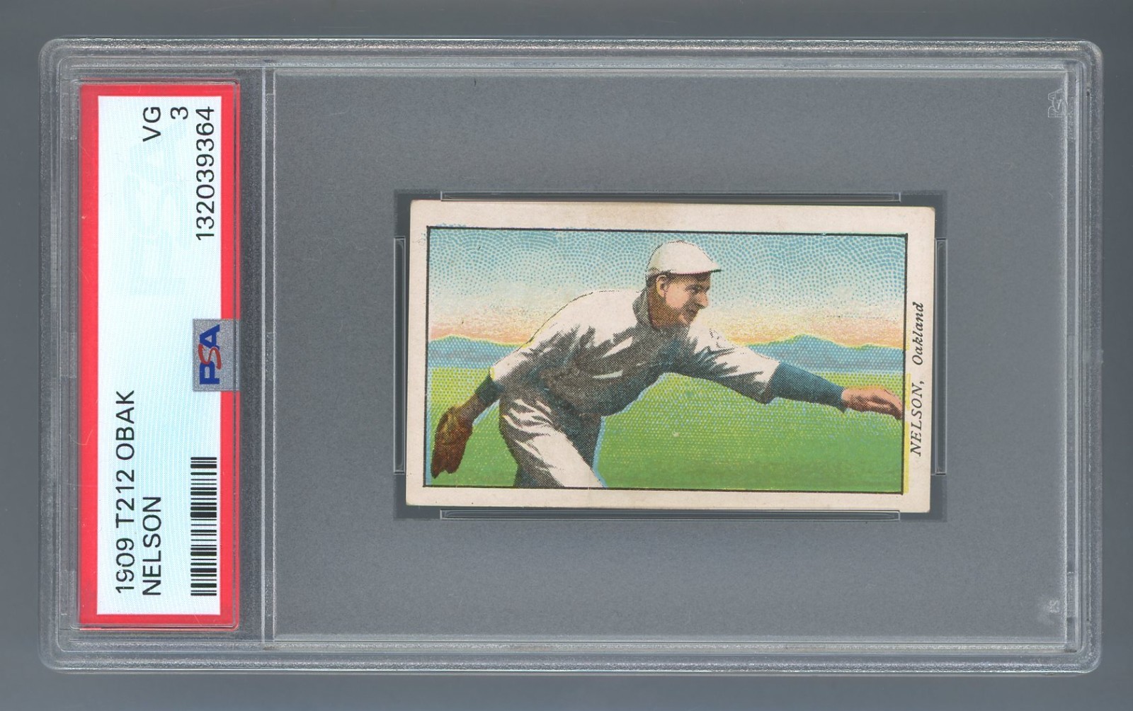 1909 T212 Obak Old English "Nelson, Oakland" PSA 3 VG #132039364