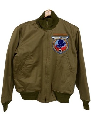 Buzz Rickson's Jacke, Größe 40, Baumwolle, Khk , Einfarbig, BR13899 338-19 Used