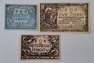 Poland Woldenburg Dobiegniew POW camp 10 50 fenigow 2 marki 1944 see others