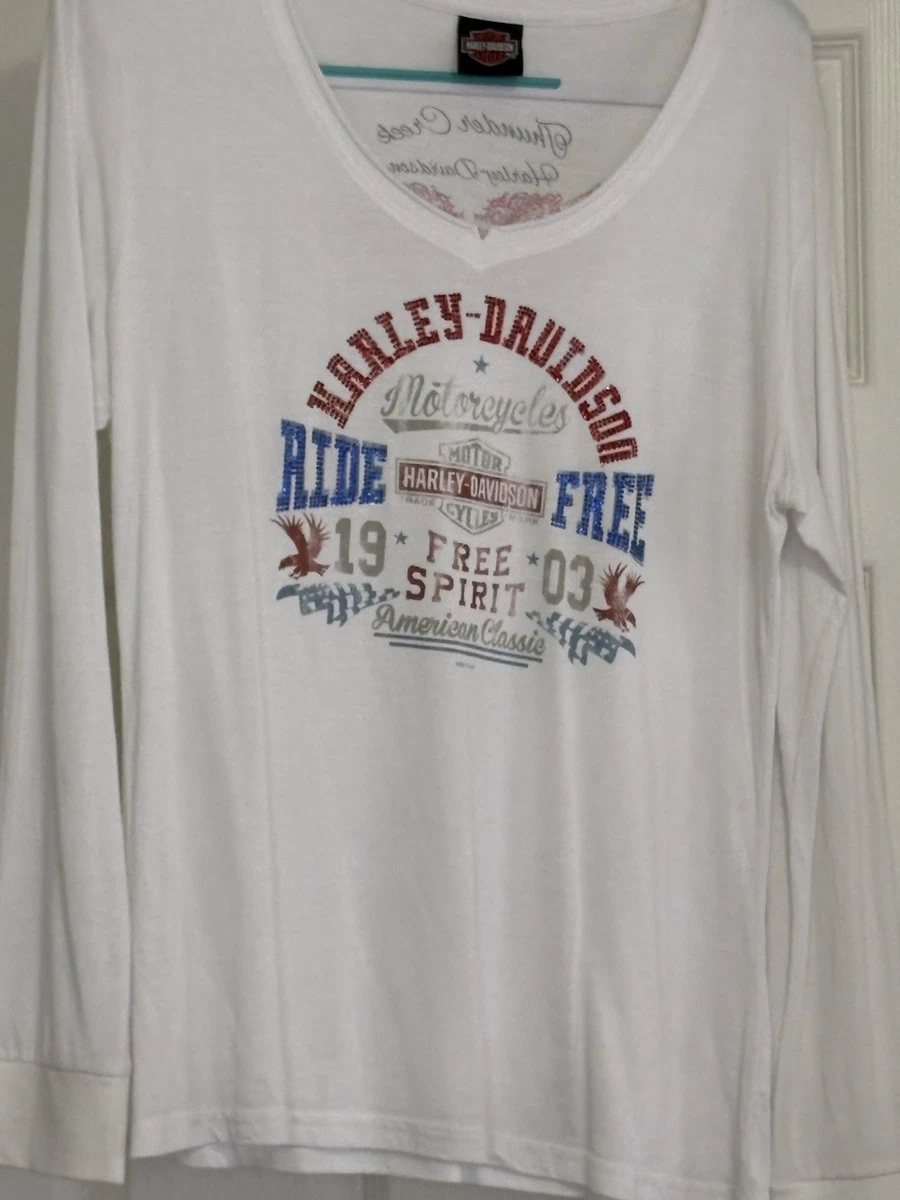Harley-Davidson White Clothing for Women for sale | eBay