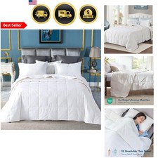 Down Comforter King Size Lightweight Cool Summer Duvet Insert 106x90 inches