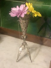 Antique Victorian Period Sterling Silver Tussie Mussie Posey Flower Holder