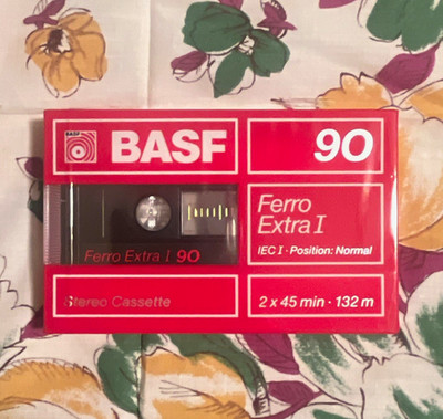 BASF Ferro Extra I 90 90 Min IEC I Normal Position Recordable Cassette BRAND NEW
