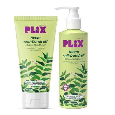 THE PLANT FIX Neem Anti-Dandruff Advanced Kit Shampoo 200ml , Conditioner 175ml
