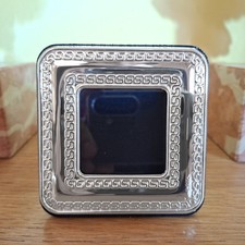 INTERNATIONAL GIFT Cornice Portafoto Argento 925 anni 2000 x foto cm 5x5 - NUOVA