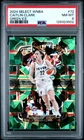 2024 PANINI SELECT WNBA GREEN ICE #72 CAITLIN CLARK ROOKIE RC PSA 8