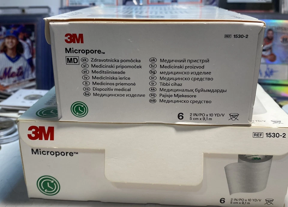 12 ROLLOS - 3M Cinta Médica Quirúrgica Microporos 2" x 10 yardas. Ref Modelo 1530-2 Foto 4 de 4