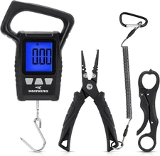 Fishing Pliers, Fish Lip Gripper or Fish Scale Combo Saltwater Resistant Fishing