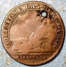 German States WIED NEUWIED 1/4 Stuber 1752 KM# 30