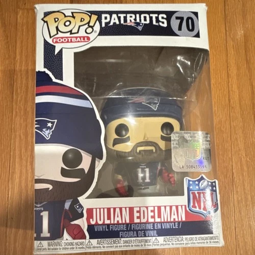 Funko Pop! Football Julian Edelman NFL Patriots #70 Vinyl Figure