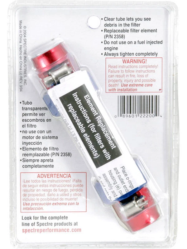 Spectre Pro-Plumb Fuel Filter (2220) - Image 4 of 4