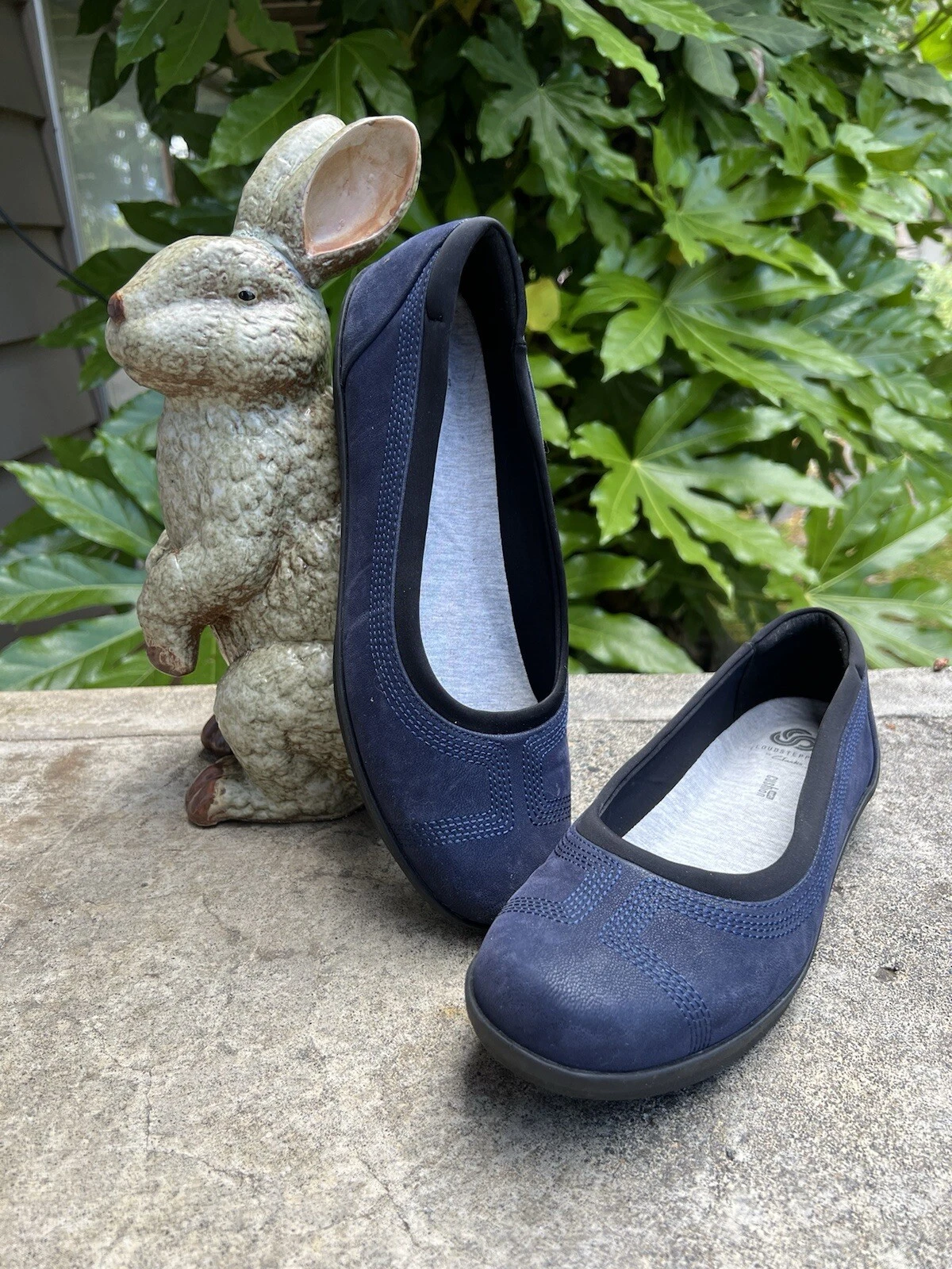 Mocassini casual Clarks Cloudsteppers blu navy donna 9 5 M
