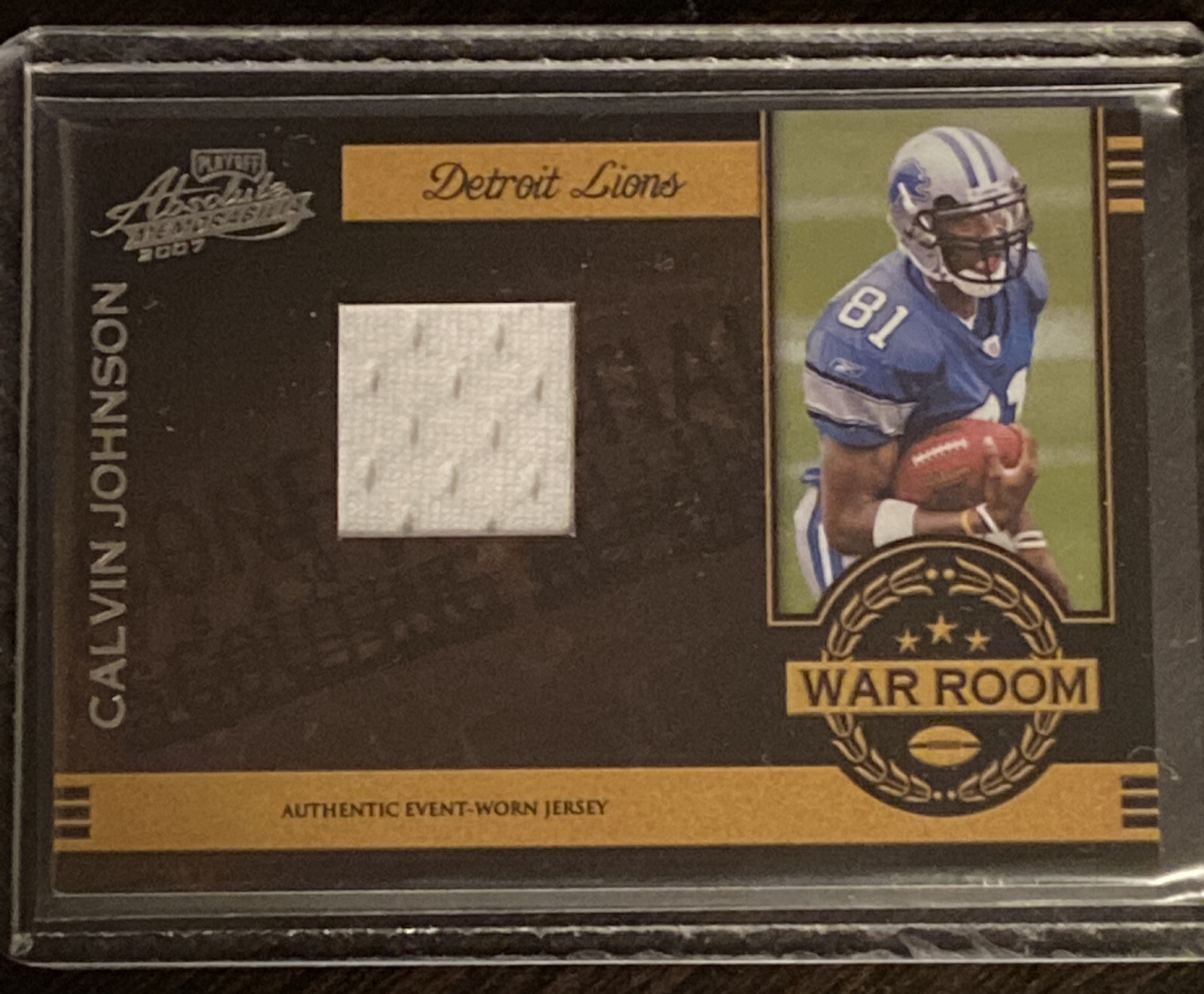 Calvin Johnson Playoff Absolute Memorabilia War Room #WR28 Base