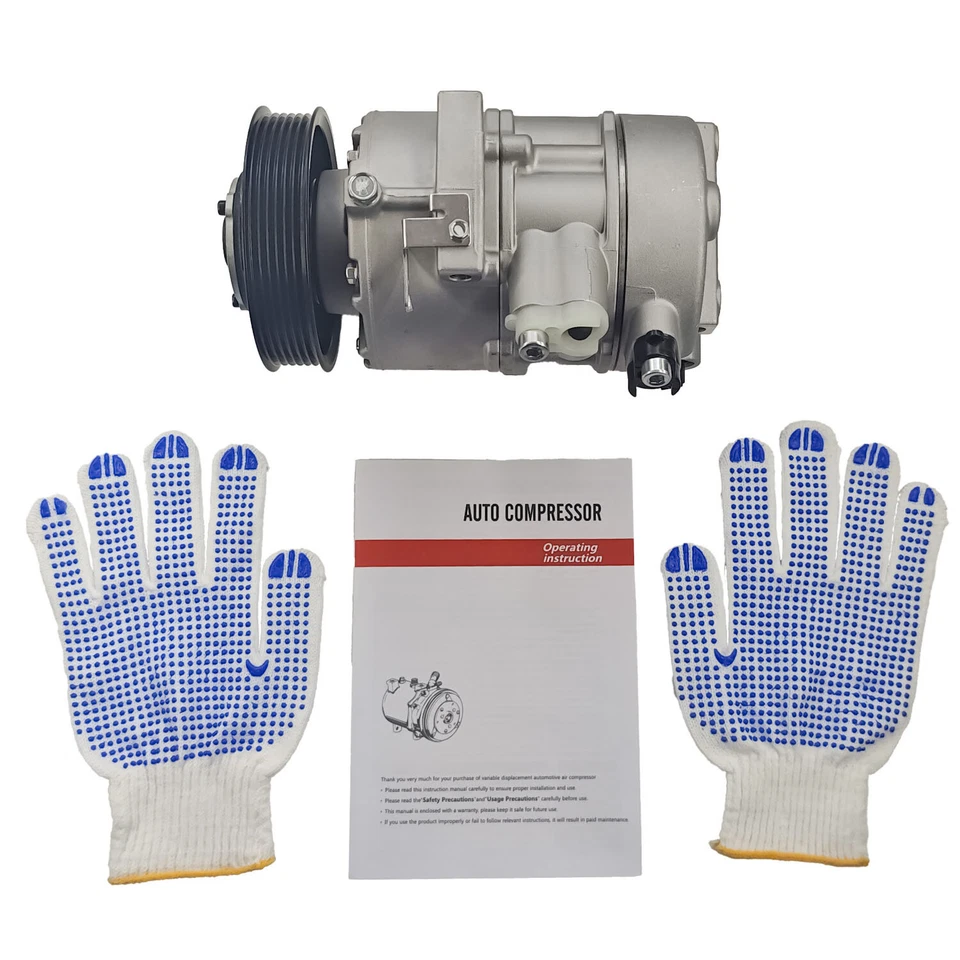 AC Compressor w/ Clutch for Hyundai Tucson 2016-2017 L4 2.0L w/ DVE16 Compressor - Изображение 3 из 4