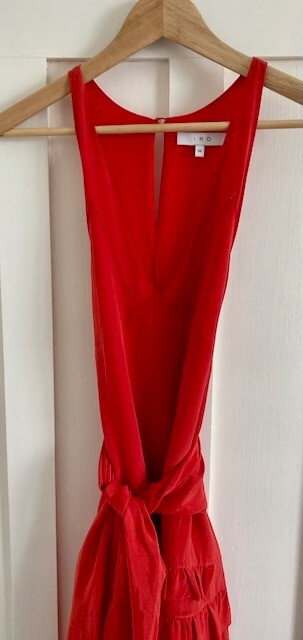 open lace back dress Polished Jasper  fleurdetroit