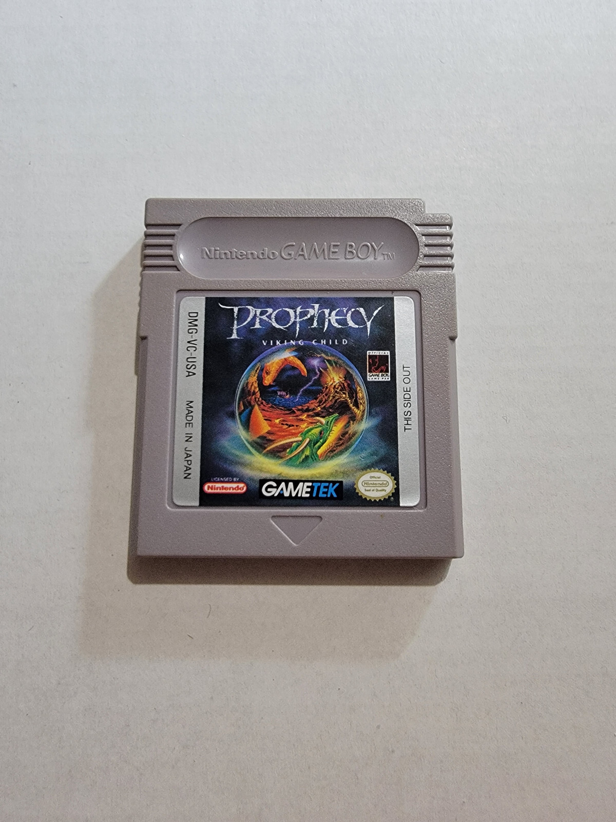 Prophecy of the Viking Child (Nintendo Game Boy, 1992) Tested 