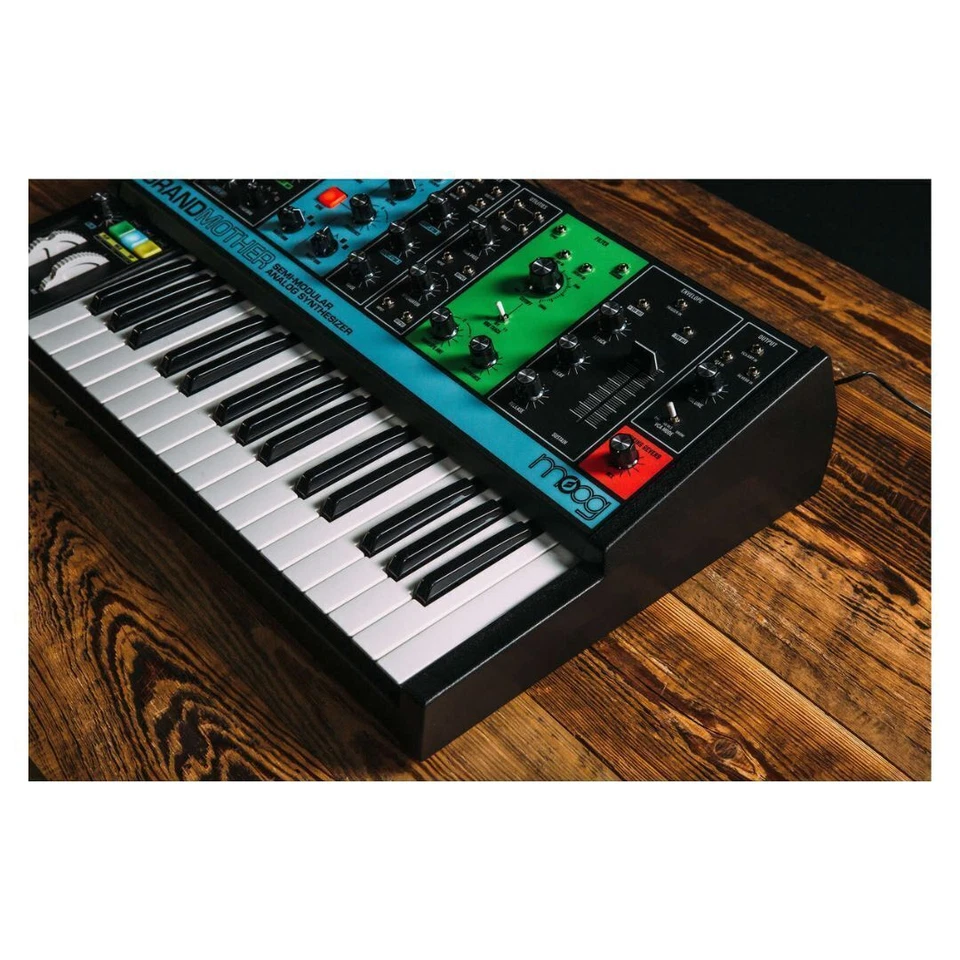 Moog Grandmother Semi-Modular Analog Synthesizer and Step Sequencer - Image 4 of 4