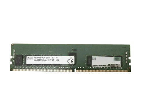 HPE 16GB PC4-21300 DDR4-2666MHz 1Rx4 ECC Memory Module - 840757-091