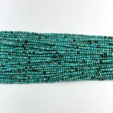 Faceted Green Turquoise Round Beads 15.5" Strand 2mm 3mm 4mm 6mm 8mm 10mm