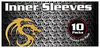 BCW Sleeves:  Inner Sleeves - 10 Packs of 100 sleeves (1000 sleeves total)