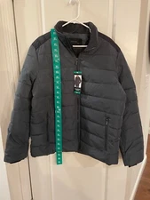 Mens Weatherproof Jacket Ultra Luxe Coat Steel Gray XL