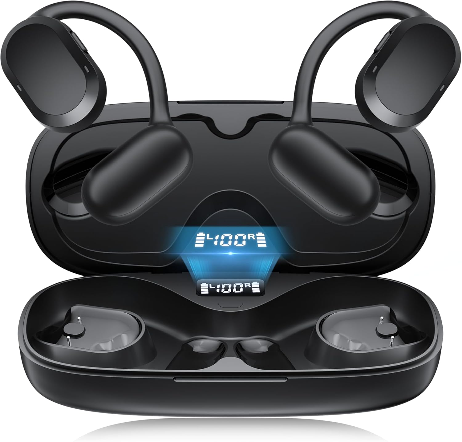 Open Ear Headphones, Open Ear Earbuds, IPX7 Waterproof, Bluetooth 5.3 True Wirel-image