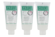 Prive Relaxing Gel #34 - Weightless - Hair Styling 6 Oz Set of 3