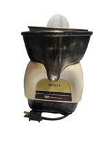 Vintage 70's Proctor Silex JUICIT Automatic Electric Juicer Almond J101W works!