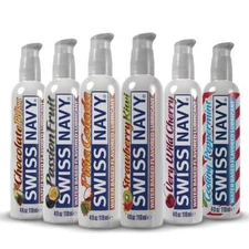 Swiss Navy Water Based Flavored Lubricants - Choose Size and Flavor