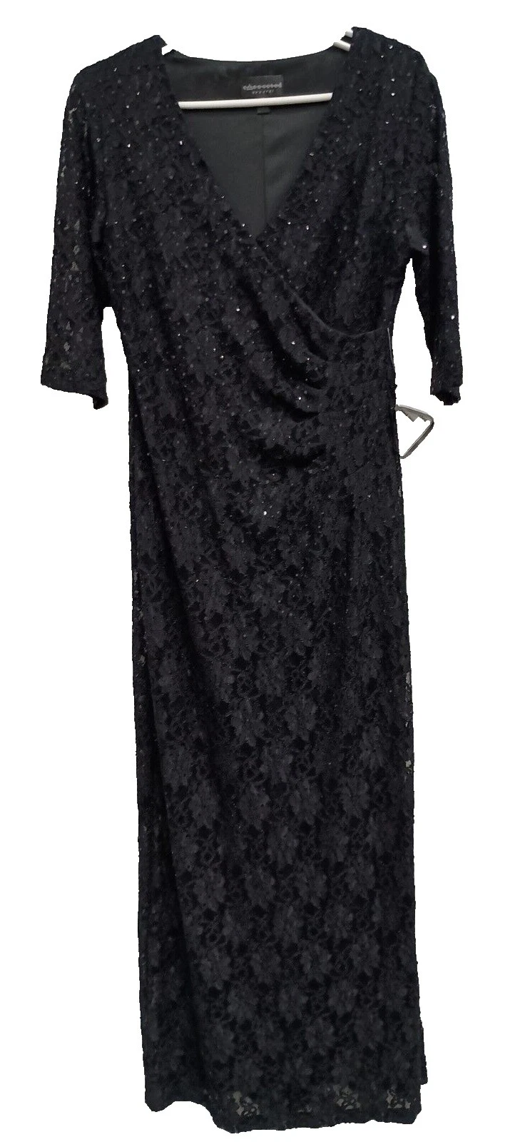 Black Petite Size Long Dresses for Women