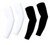 Azaleas 2pairs Premium Uv Cool Arm Sleeves_white & Black Football Basebal... on sale Azaleas 2pairs Premium Uv Cool Arm Sleeves_white & Black Football Basebal... on sale