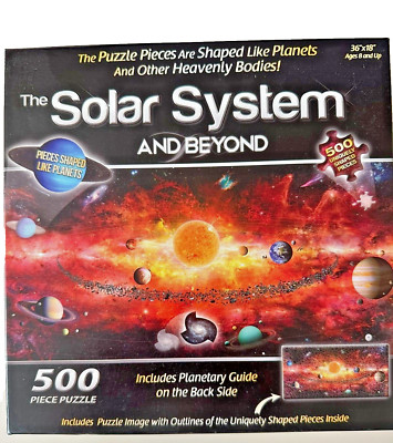 Solar System & Beyond Jigsaw Puzzle Planet Shapes 500 Pc