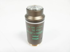 NIKON PLAN 100x /1.25 OIL Ph3 DL WD 0.2 MICROSCOPE OBJECTIVE ~ ECLIPSE SERIES