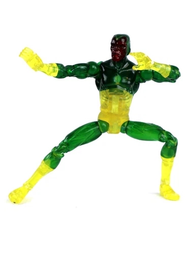 Figura prototipo FEP de preproducción de visión en fase de Marvel Legends Toy Biz