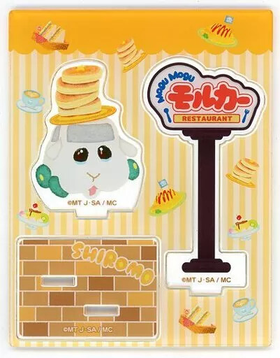 Acrylic Stand Panel Shiromo Mogu Molcar Restaurant