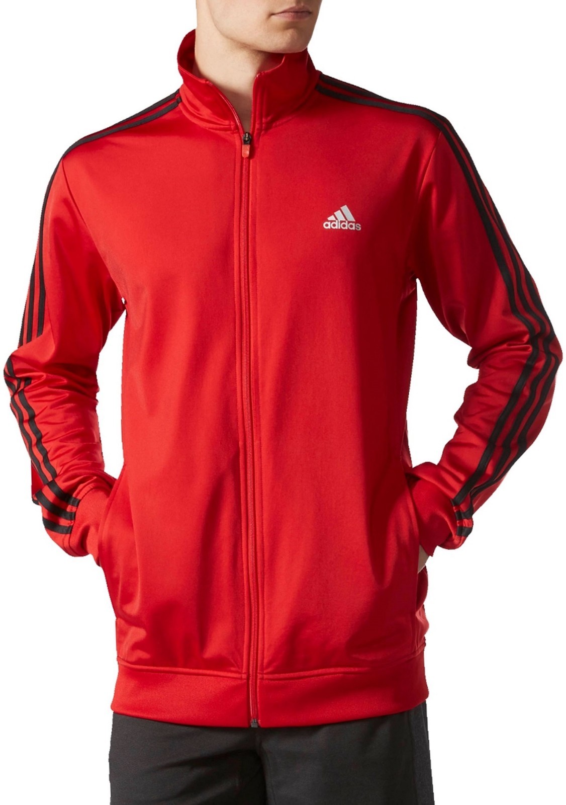 adidas track jacket big and tall