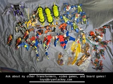 Transformers Beast Wars Beast Machines LOT 1 Megatron Jetstorm Rhinox more LOOK!