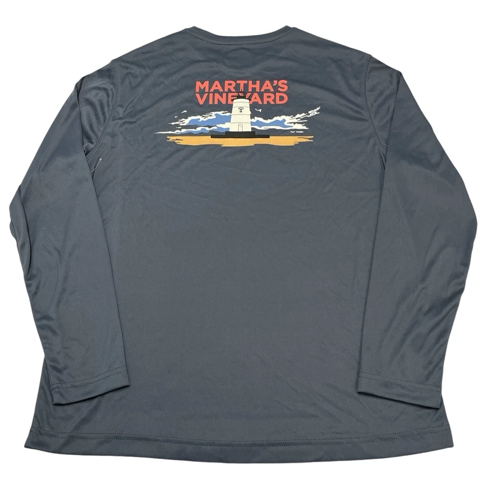 C & C California Rash Guard Para Hombres M Martha Vineyard Manga Larga UPF 50 Playa Foto 2 de 4