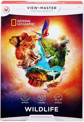 View Master Virtual Reality National Geographic Wildlife Experience 3 Pack