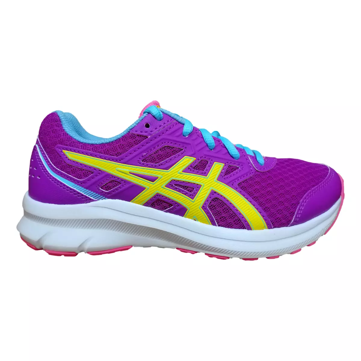 promesa mudo Menos ASICS Kids Shoe JOLT 3 Grade-School Running Shoe -US Sizing, Purple  1014A242-500 | eBay