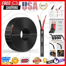 Reliable 30FT Flexible Electrical Wire - 12 Gauge for LED and Car Applications