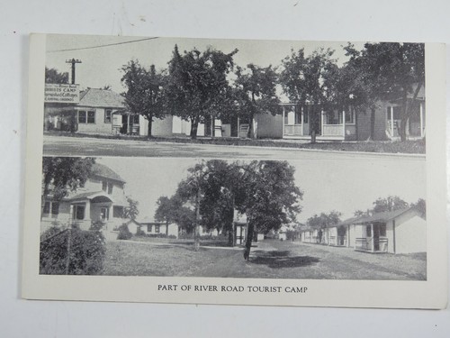 Vintage Postcard River Road Tourist Camp City Line Niagara Falls Route 384 A5161