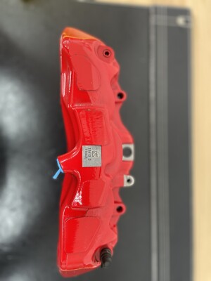Front Left Driver Brake Caliper Red 1974212598 OEM Mercedes AMG GT  