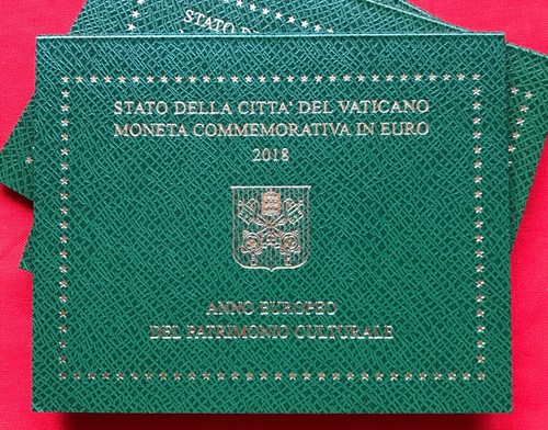 Vatican 2 euro 2018 "European Year of Cultural Heritage" BiMetallic coin UNC - Picture 3 of 4