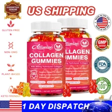 Collagen Peptides Gummies for Women Hydrolyzed Collagen Protein Types