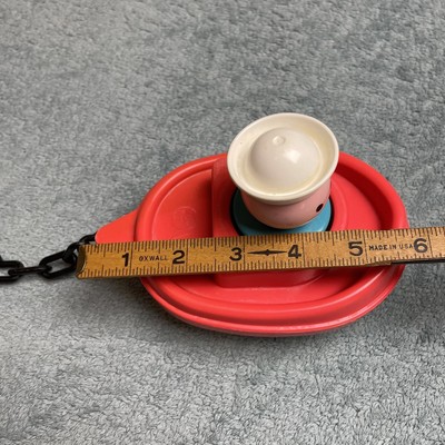 Vintage Fisher Price 1978 Tug Boat Bath Time Toy 1974 Sailor Blue  display picture 1