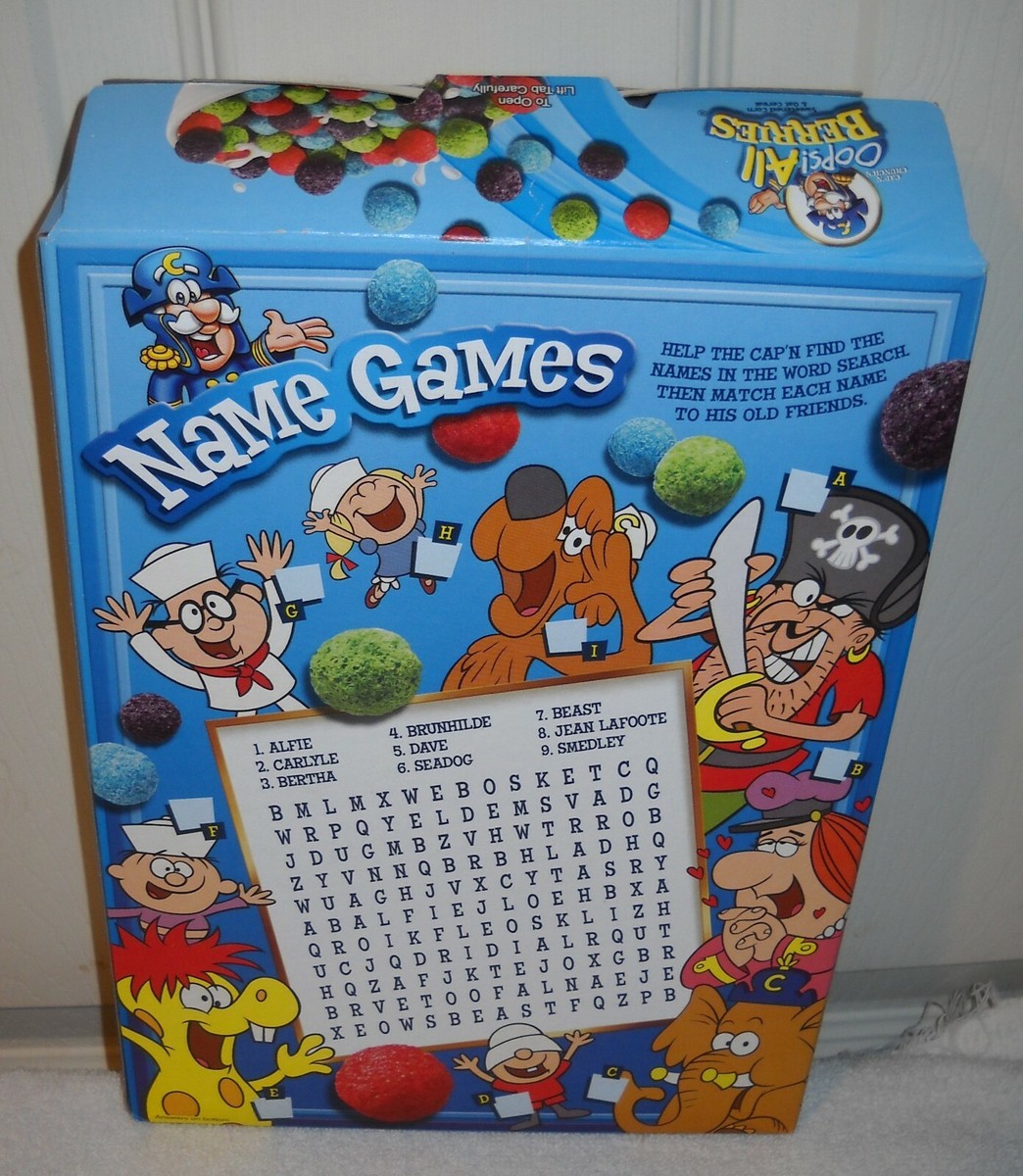 11787 Quaker Oats Co. 2012 Cap N Crunch's Oops! All Berries Cereal