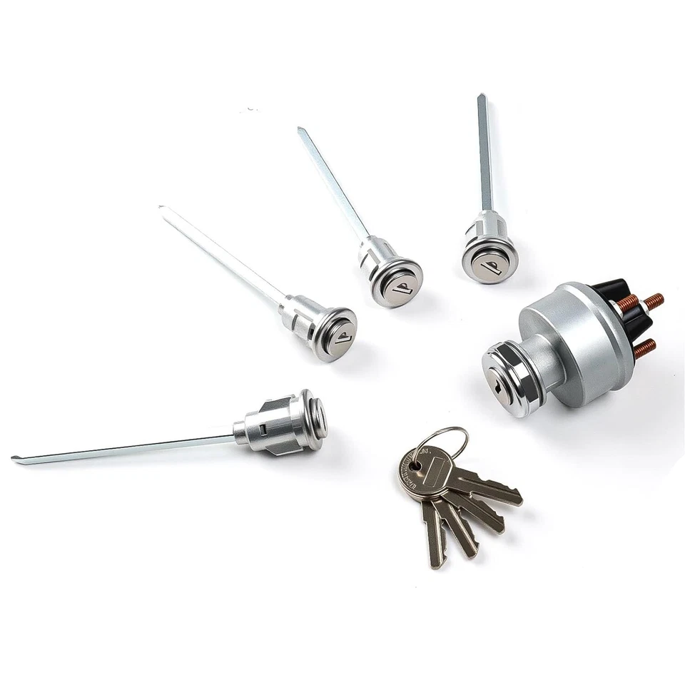 Cerraduras de puerta e interruptor de encendido y llaves para Peterbilt 379 377 359 378 349 385 362 Foto 2 de 4