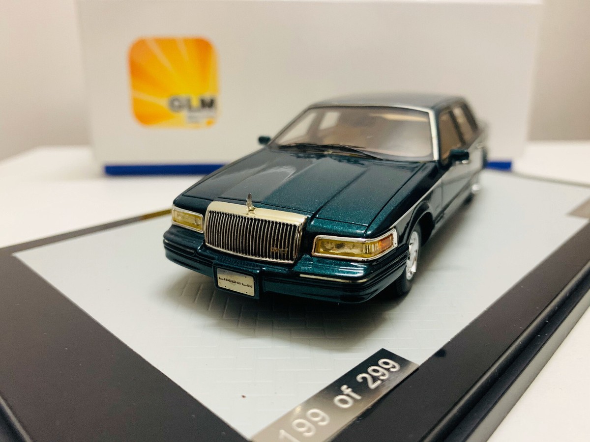 GLM Lincoln Town 1997 Green 1/43 Scale Resin Model Limited